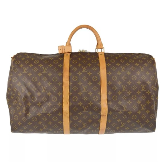 LOUIS VUITTON MONOGRAM KEEPALL BANDOULIERE 60 DUFFLE BAG M41412 VI0974 XX24075 - Picture 1 of 11